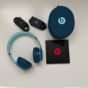 Beats by Dre Blue Headphones